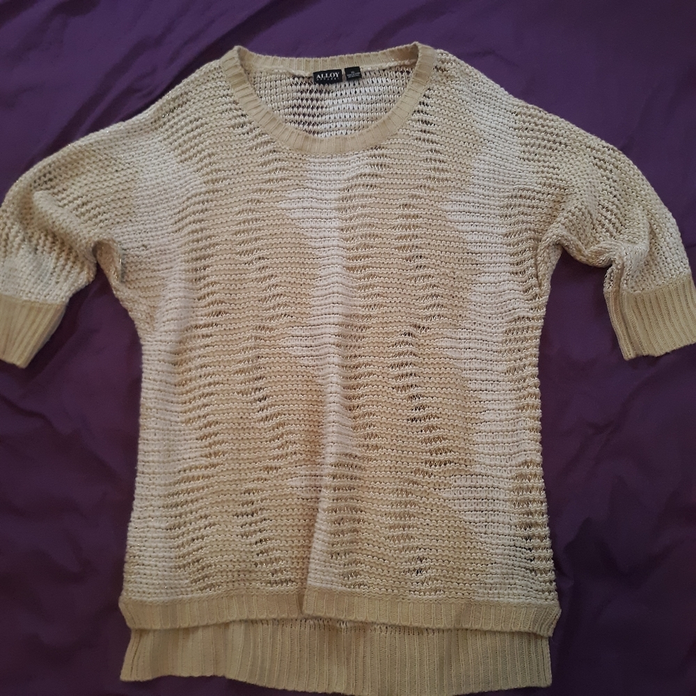 Alloy Apparel Short Sleeved Sweater